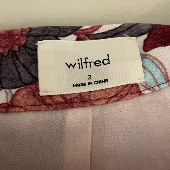 Aritzia / Wilfred Chariot Skirt Birch/Warm Sienna Red Size 2 - Picture 3 of 3